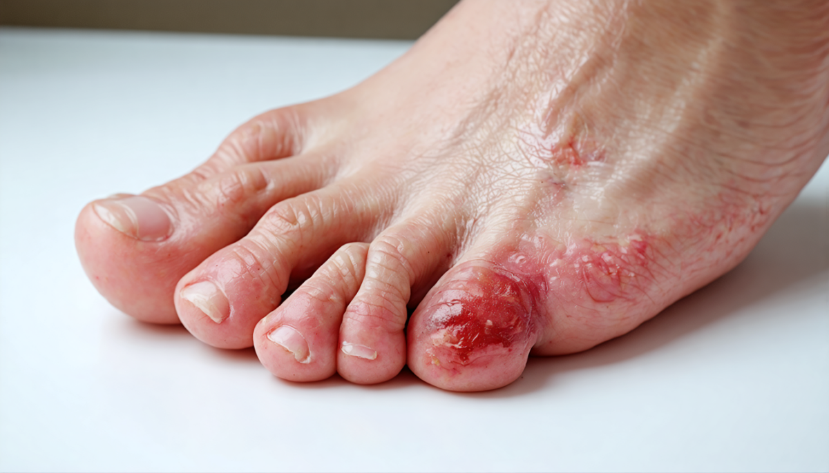 découvrez comment reconnaître la goutte à l’orteil grâce à notre guide visuel illustré et nos explications détaillées pour mieux comprendre cette pathologie douloureuse.