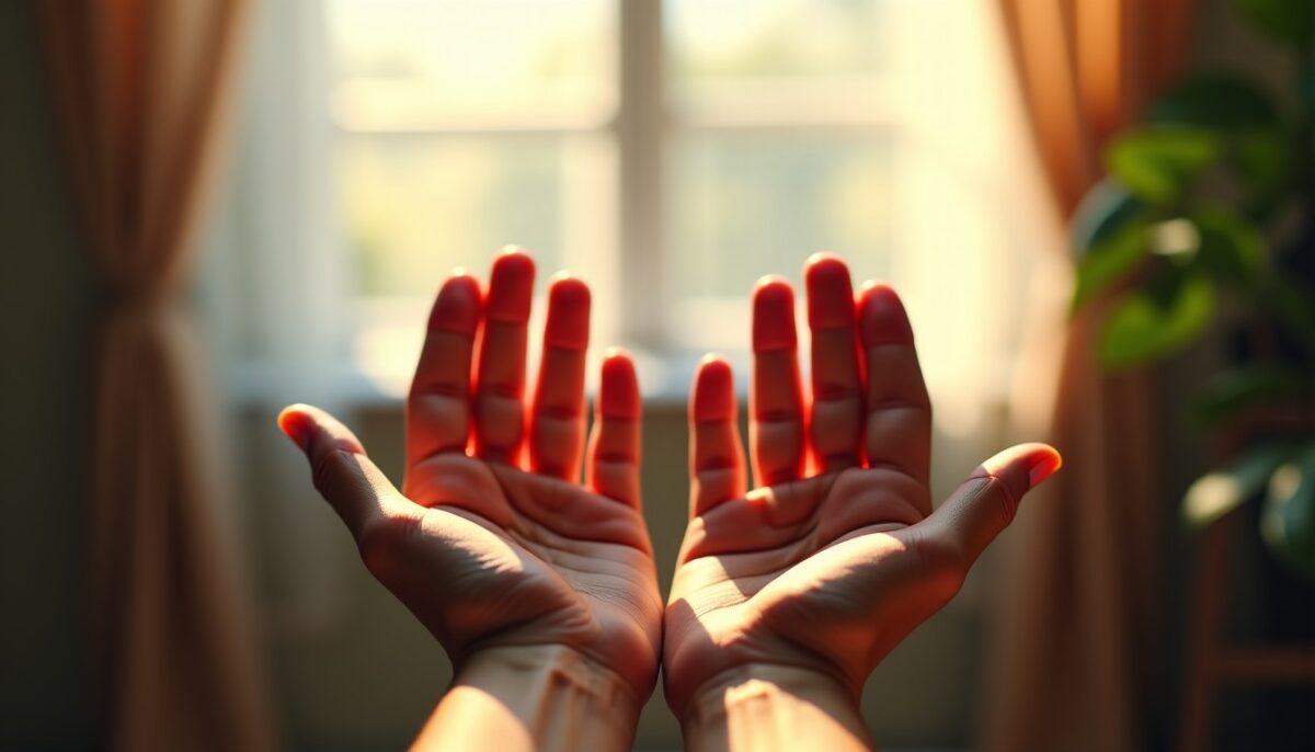 Mains rouges : pourquoi vos paumes changent de couleur et comment y remédier
